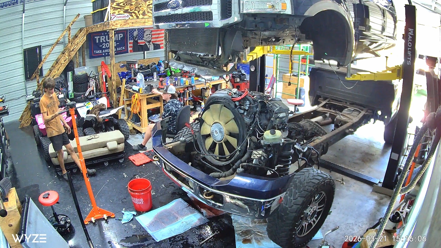 Diesel engine work
