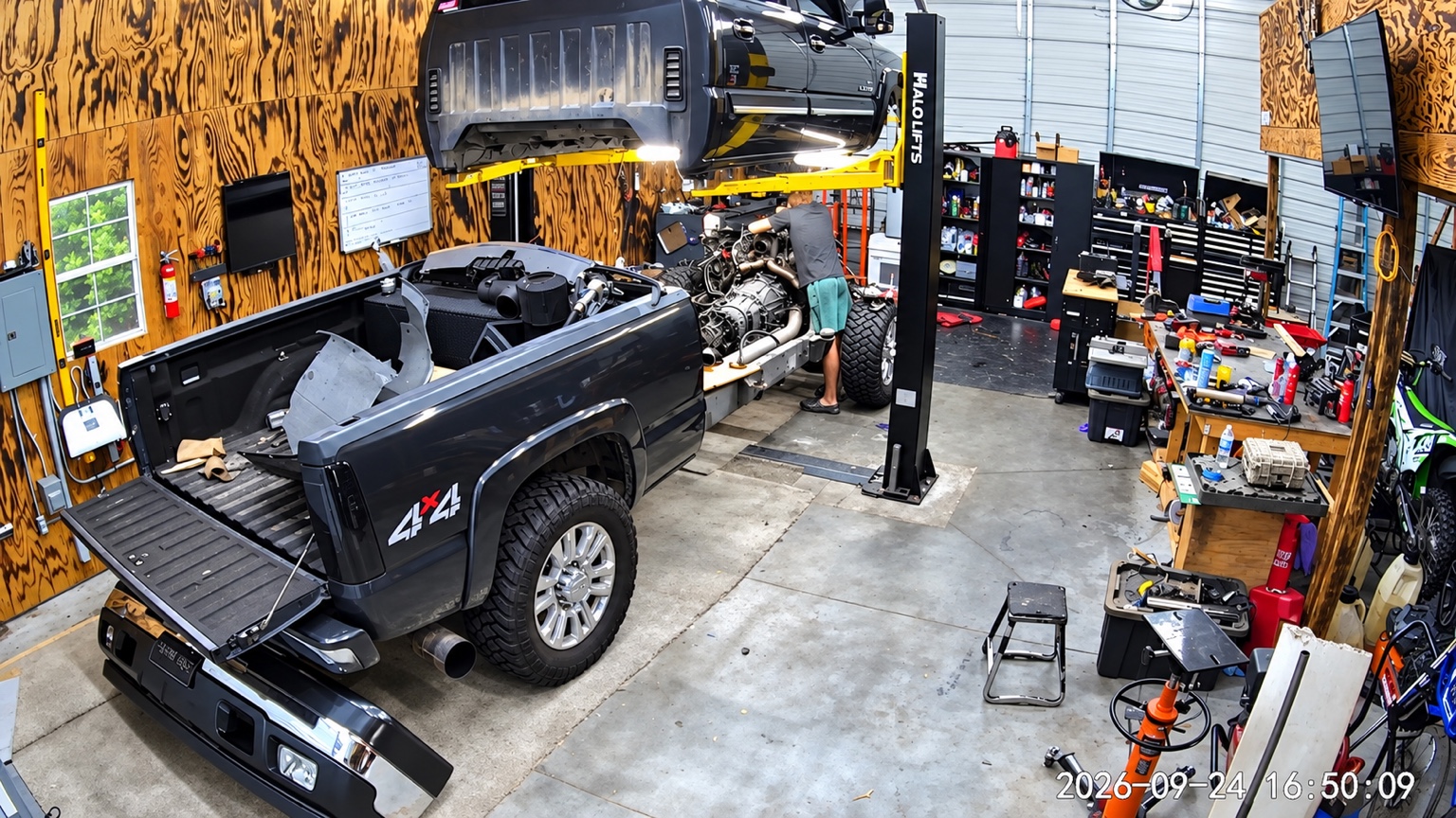 Truck repair shop